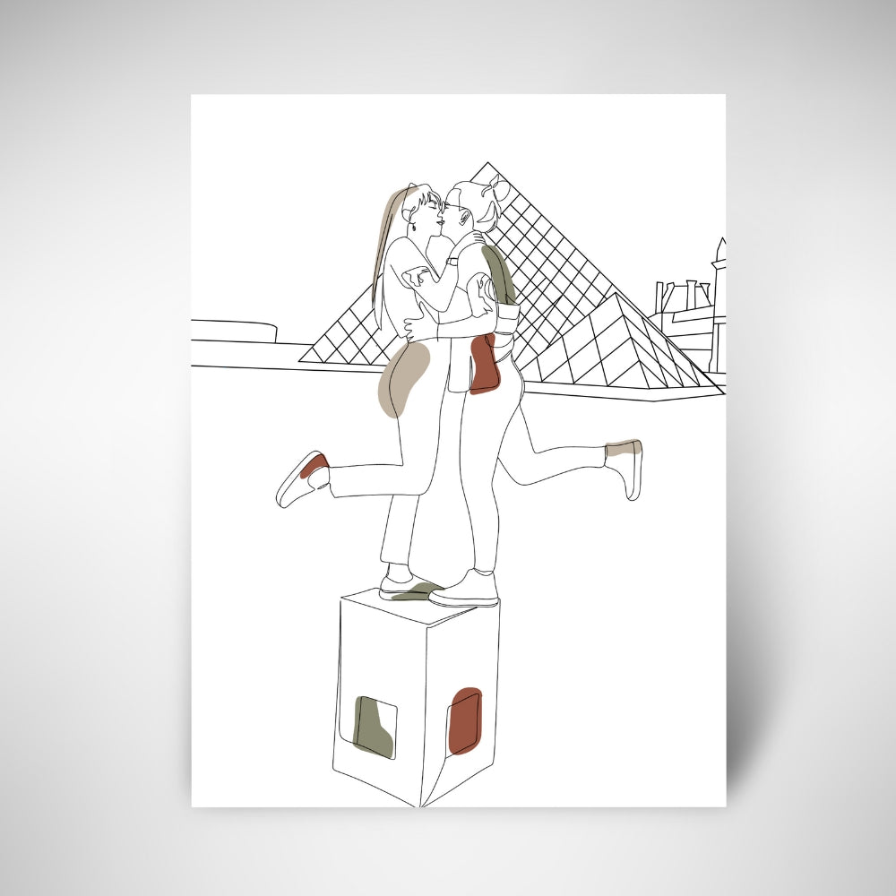 Minimalistische tekening