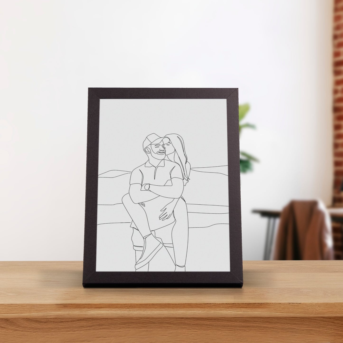 Minimalistische tekening