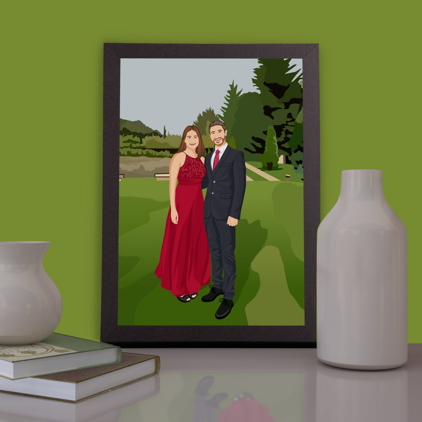 Geschenken voor bruiloften - Gepersonaliseerde tekeningen