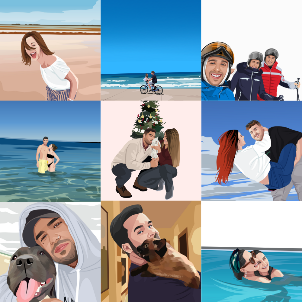 Lienzo con Foto Personalizada Estilo Realista