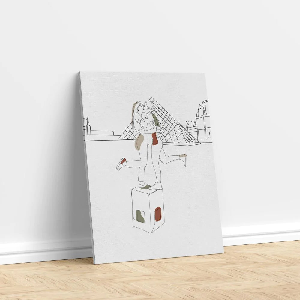 Minimalistische tekening