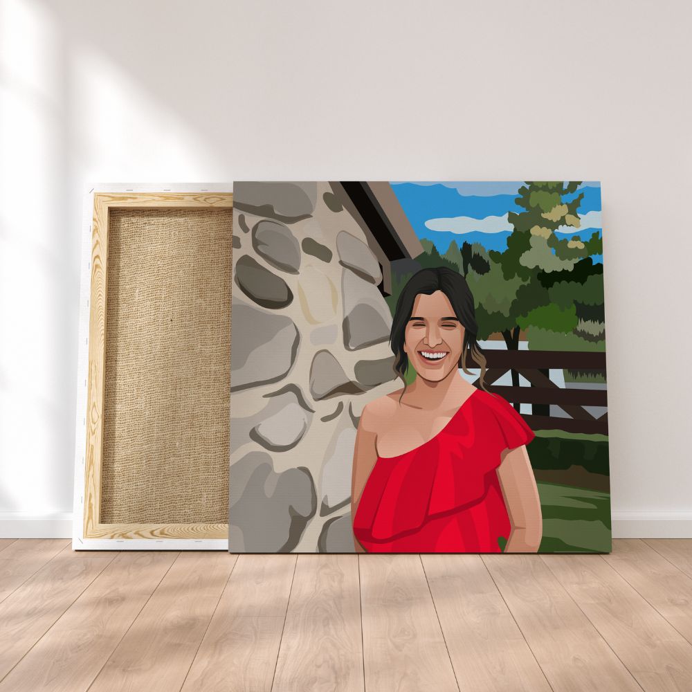 Lienzo con Foto Personalizada Estilo Realista