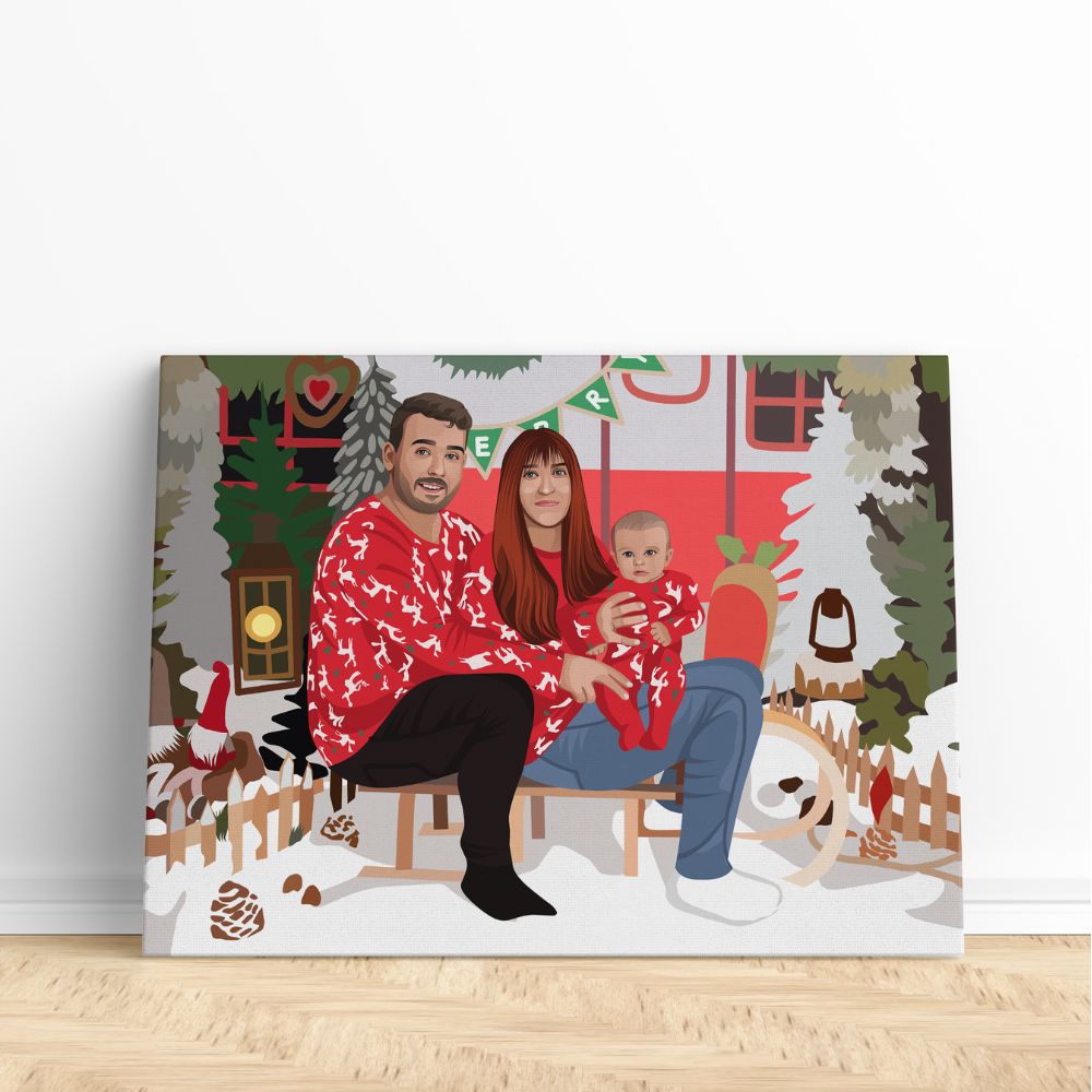 Lienzo con Foto Personalizada Estilo Realista