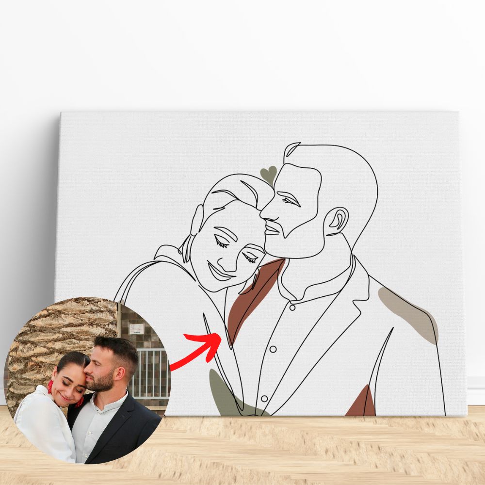 Minimalistische Stijl op Canvas